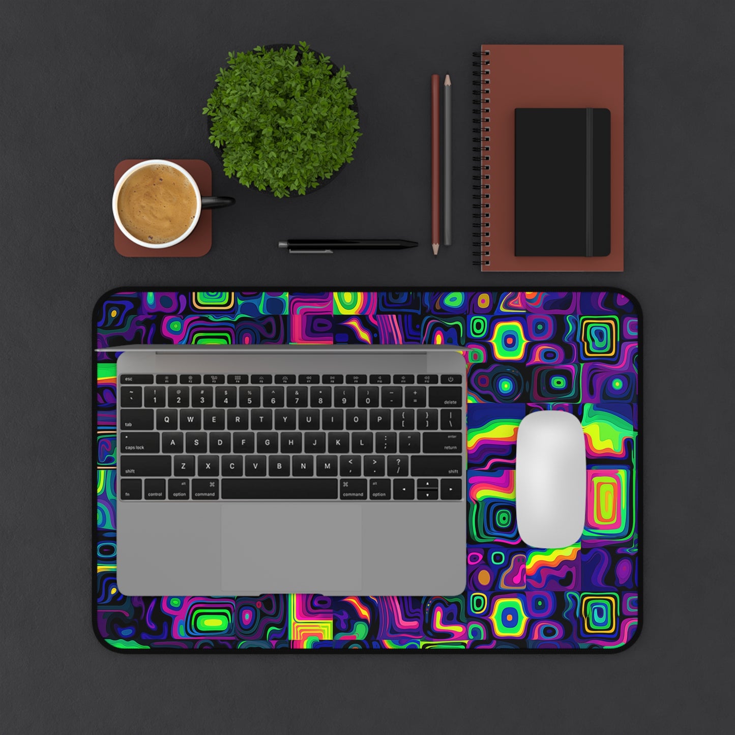 "Purple Delusion" DESK MAT (12x18)(12x22)(15.5x31)