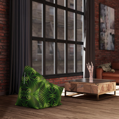 "Green Lattice" BEAN BAG CHAIR COVER