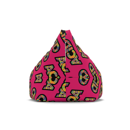 "ACID Pattern Pink" BEAN BAG CHAIR COVER