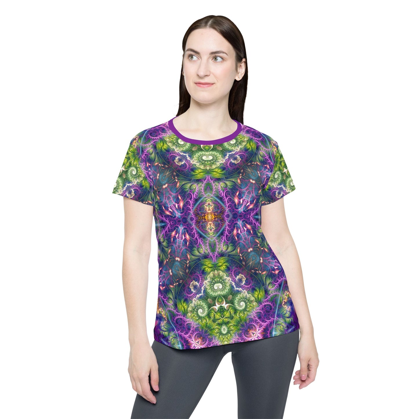 "Emergence Pattern" (WOMEN'S) SPORT TEE