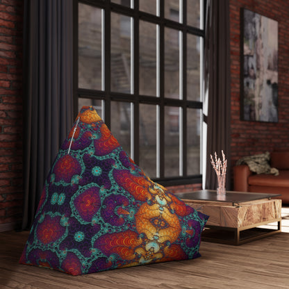 "Psychedelic Fractal" BEAN BAG CHAIR COVER