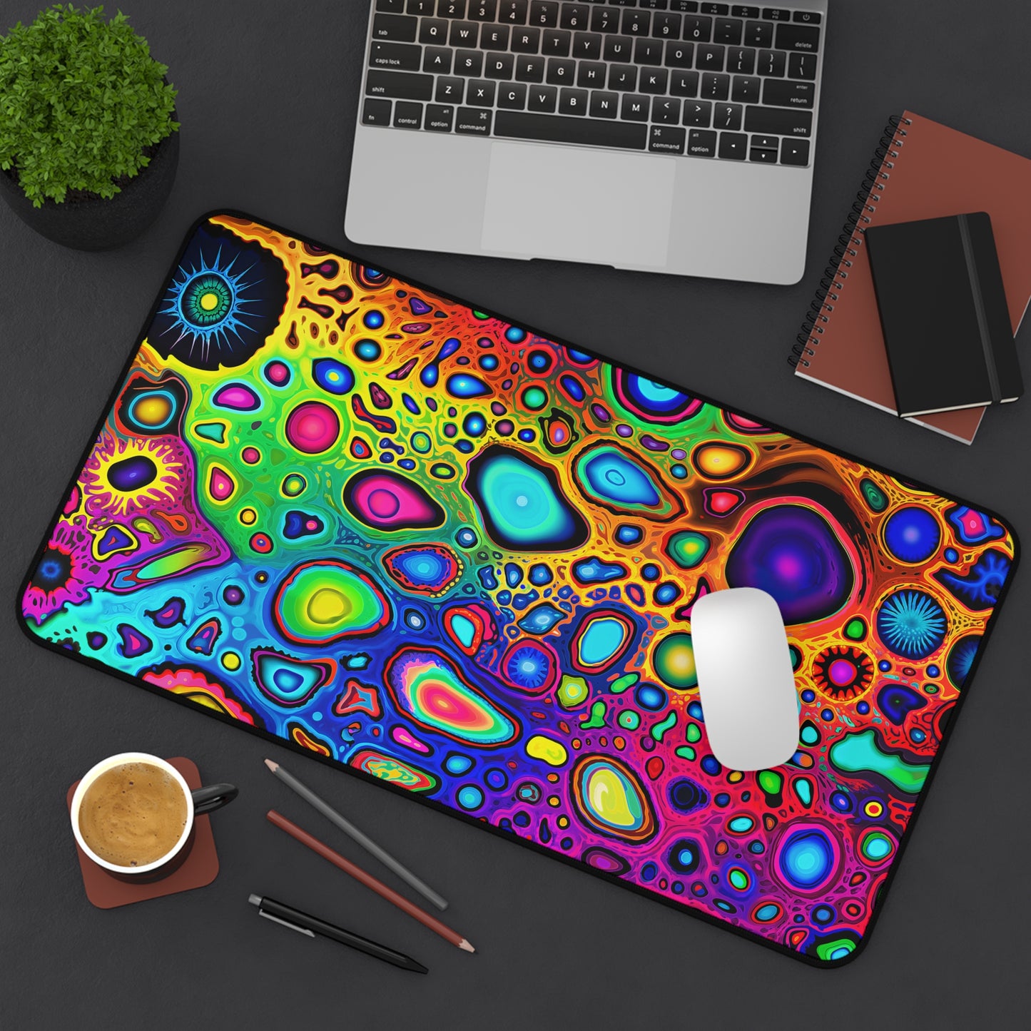 "Psycho Leopard" DESK MAT (12x18)(12x22)(15.5x31)