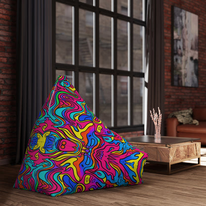 "Cartoon Oil" BEAN BAG CHAIR COVER