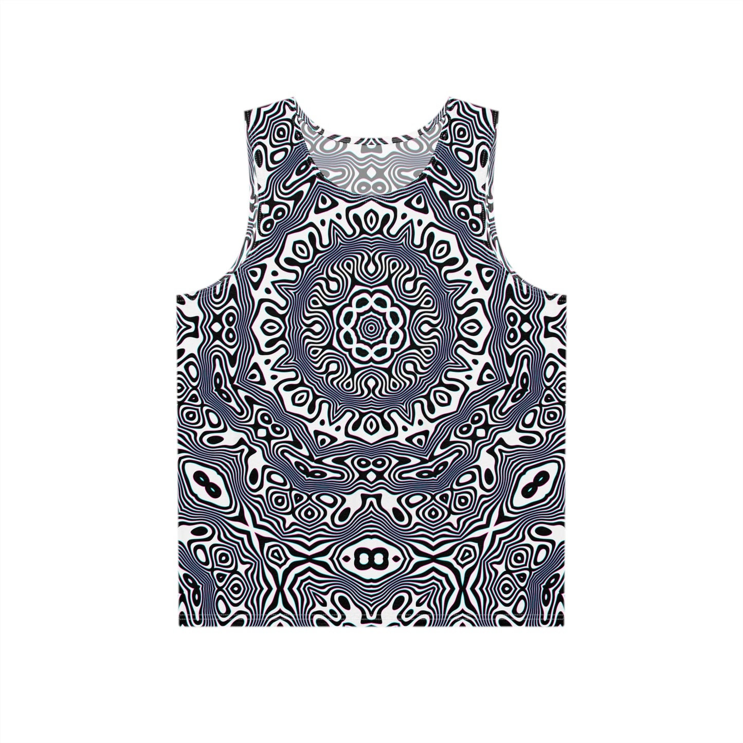 "Wildcat Mandala (White)" MEN'S TANK TOP