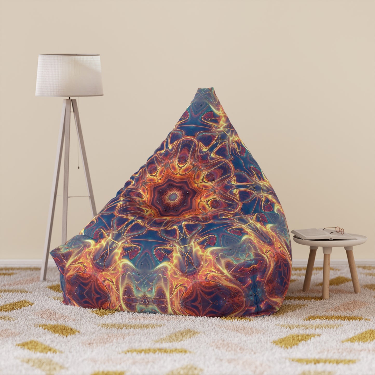 "Aquatic Rays" BEAN BAG CHAIR COVER