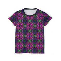 "Kiss Me Pattern" (WOMEN'S) SPORT TEE