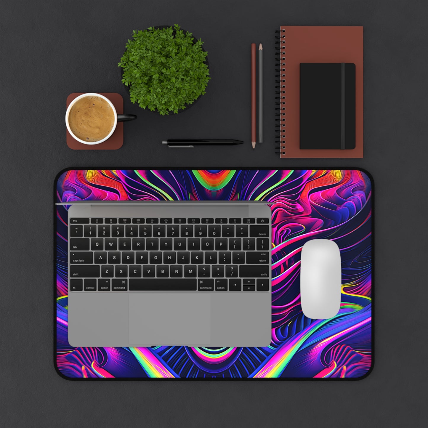 "The Neon Effect" DESK MAT (12x18)(12x22)(15.5x31)