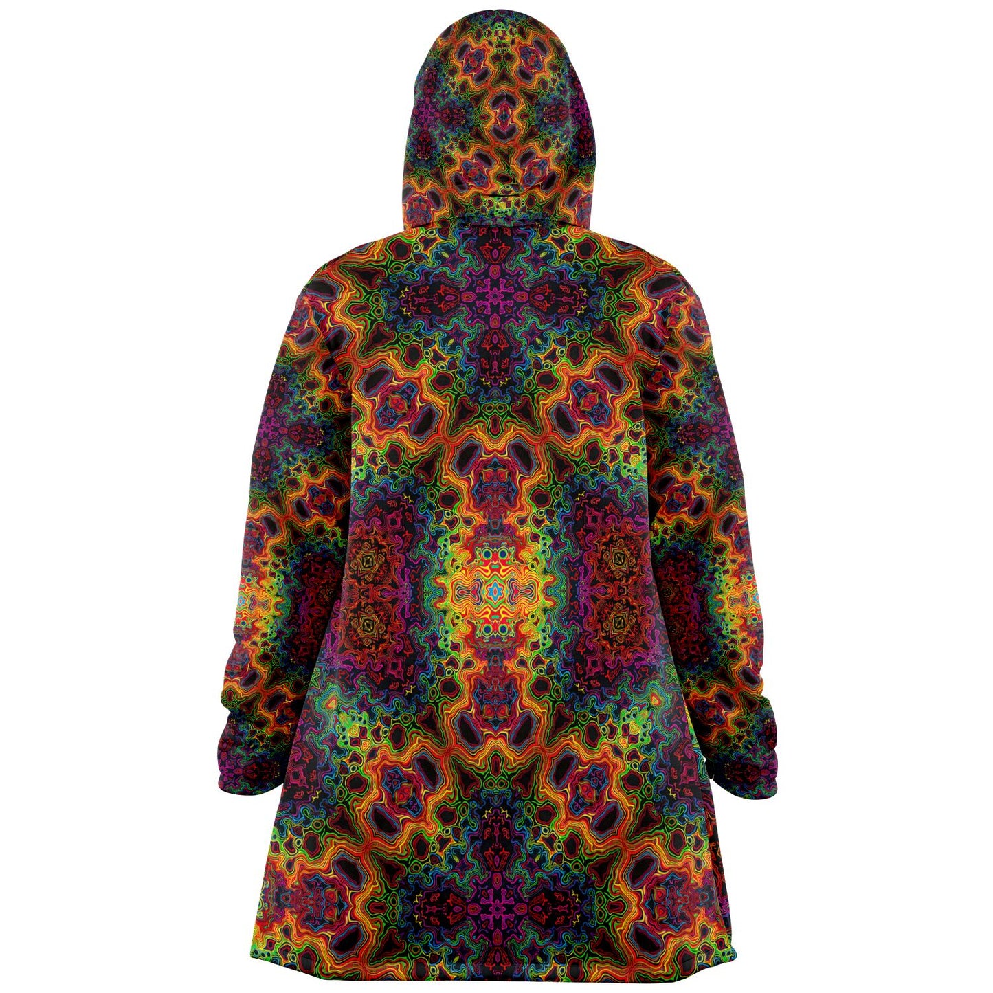 "Lysergic Burst" HOODED CLOAK