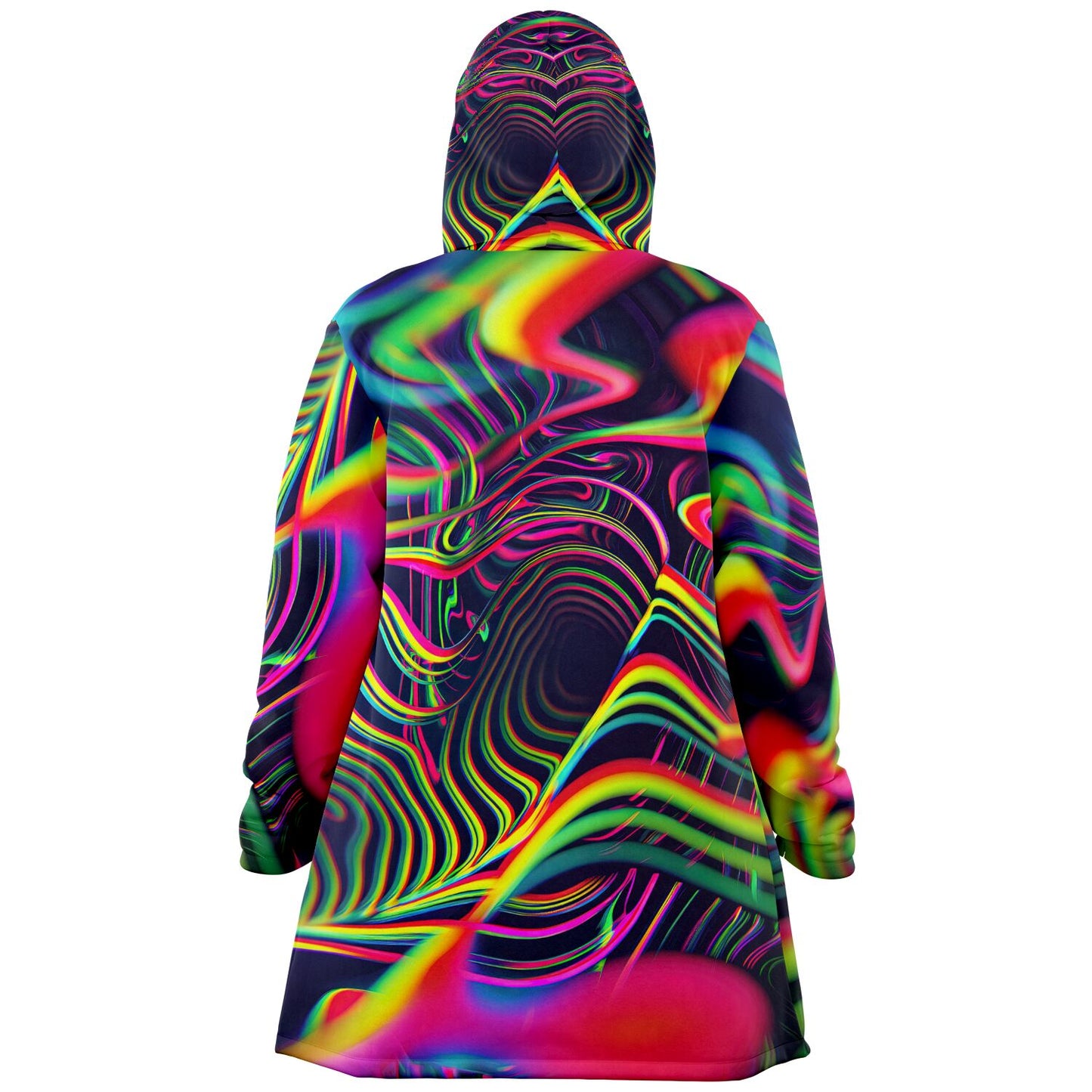 "Psychedelic Tracers" HOODED CLOAK