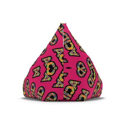 "ACID Pattern Pink" BEAN BAG CHAIR COVER