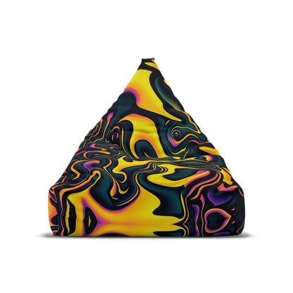 "Pink Plus Black Equals Yellow" BEAN BAG CHAIR COVER