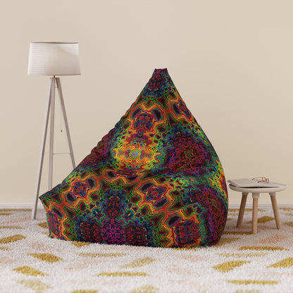 "Lysergic Burst" BEAN BAG CHAIR COVER