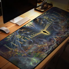 "Heightened Stroll - [Bottom Section]" DESK MAT / MOUSE PAD (12x18)(12x22)(15.5x31)