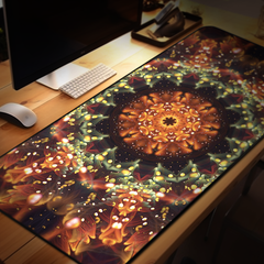 "Autumn Bloom" DESK MAT / MOUSE PAD (12x18)(12x22)(15.5x31)