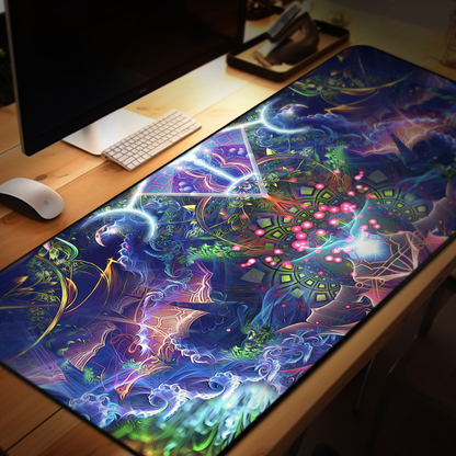 "Hunter's Moon - [Bottom Section]" DESK MAT / MOUSE PAD (12x18)(12x22)(15.5x31)