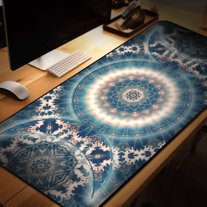 "Triple Goddess" DESK MAT / MOUSE PAD (12x18)(12x22)(15.5x31)