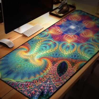 "Free Your Mind - Fibonacci" DESK MAT / MOUSE PAD (12x18)(12x22)(15.5x31)
