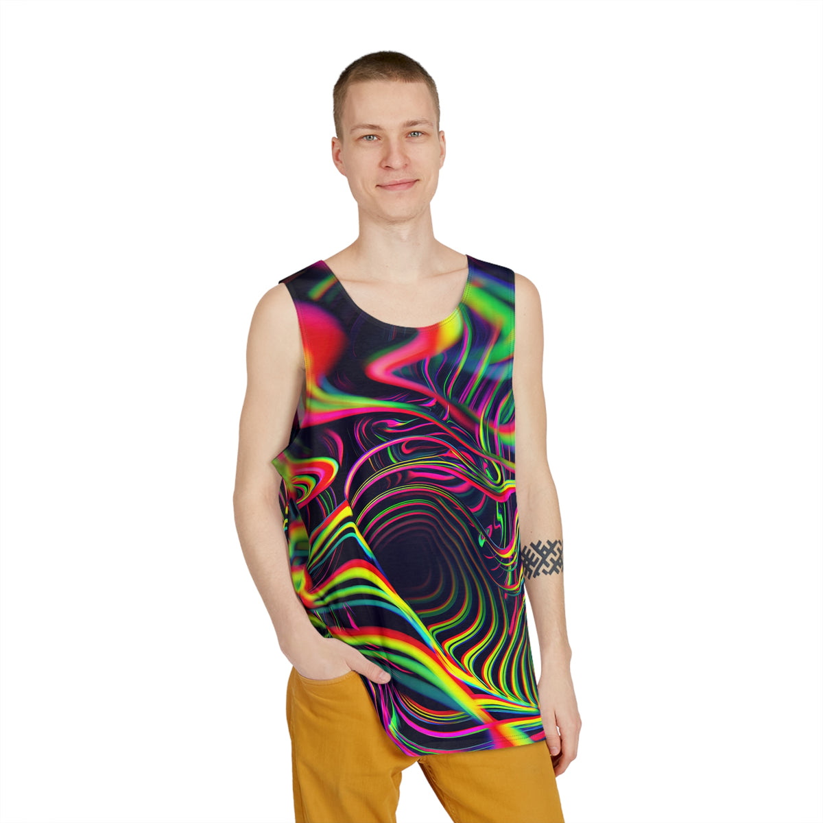 "Psychedelic Tracers" MEN'S TANK TOP