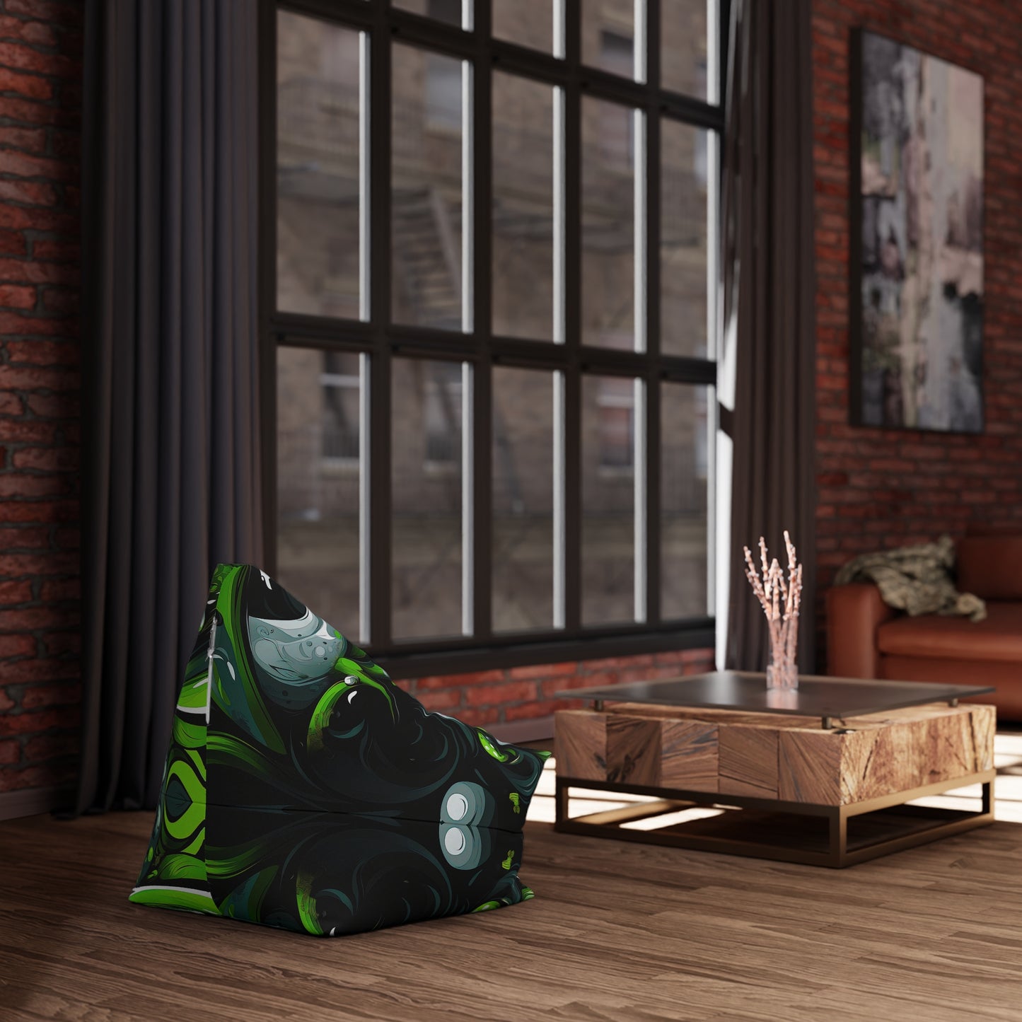 "Only 50% Schizophrenic" BEAN BAG CHAIR COVER