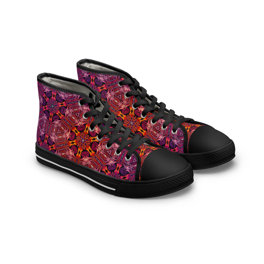 "Forged In Neon" WOMEN'S HIGHT TOP SNEAKERS