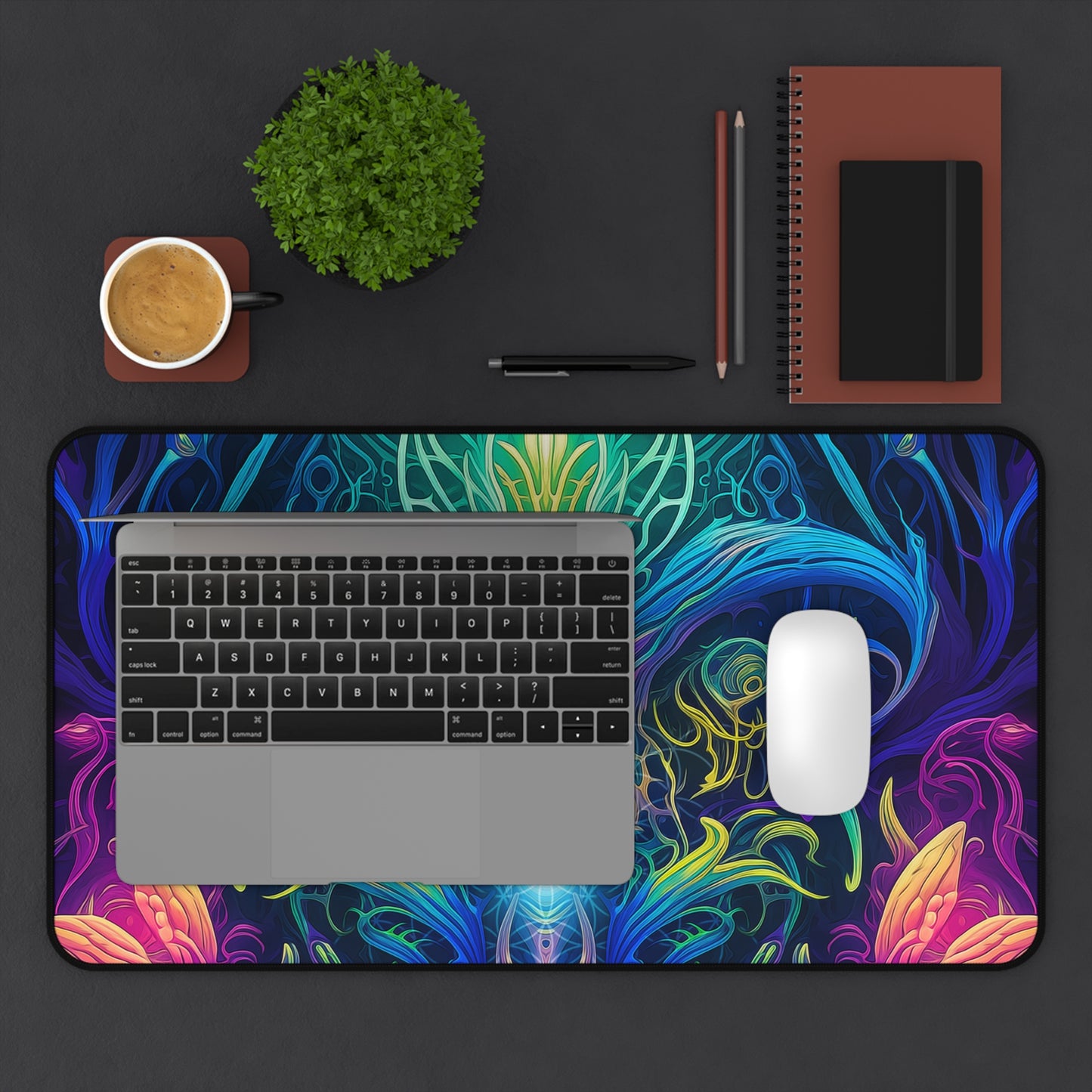 "Orchidious" DESK MAT (12x18)(12x22)(15.5x31)