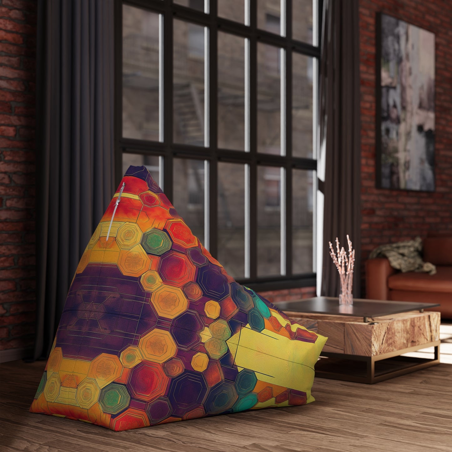 "Honeycombed" BEAN BAG CHAIR COVER