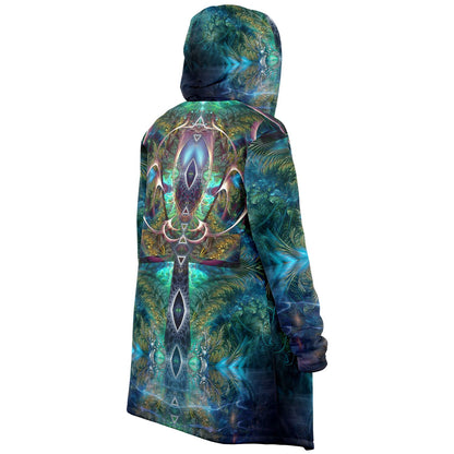 "Fluer de Vie" HOODED CLOAK