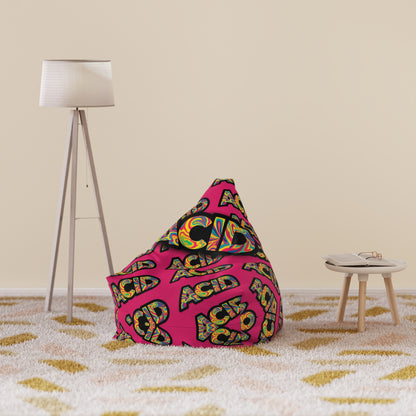 "ACID Pattern Pink" BEAN BAG CHAIR COVER
