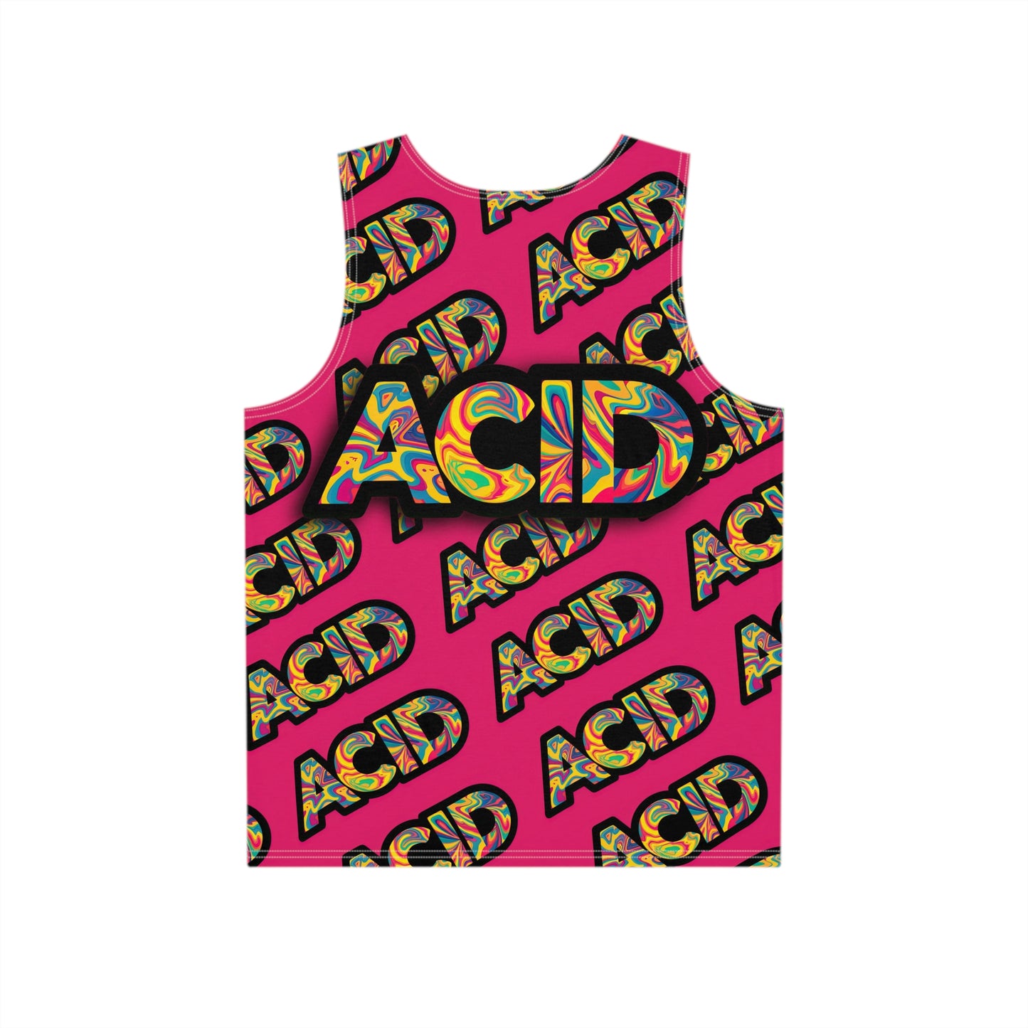 "ACID Pattern Pink" MEN'S TANK TOP