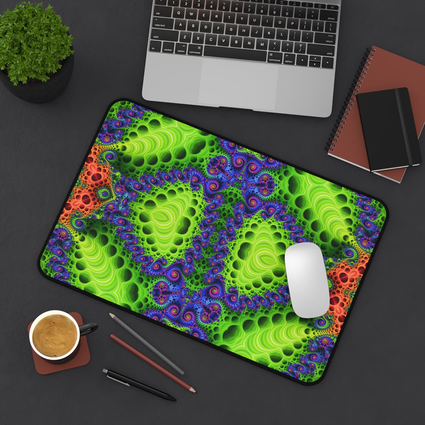 "Starburst Split" DESK MAT (12x18)(12x22)(15.5x31)