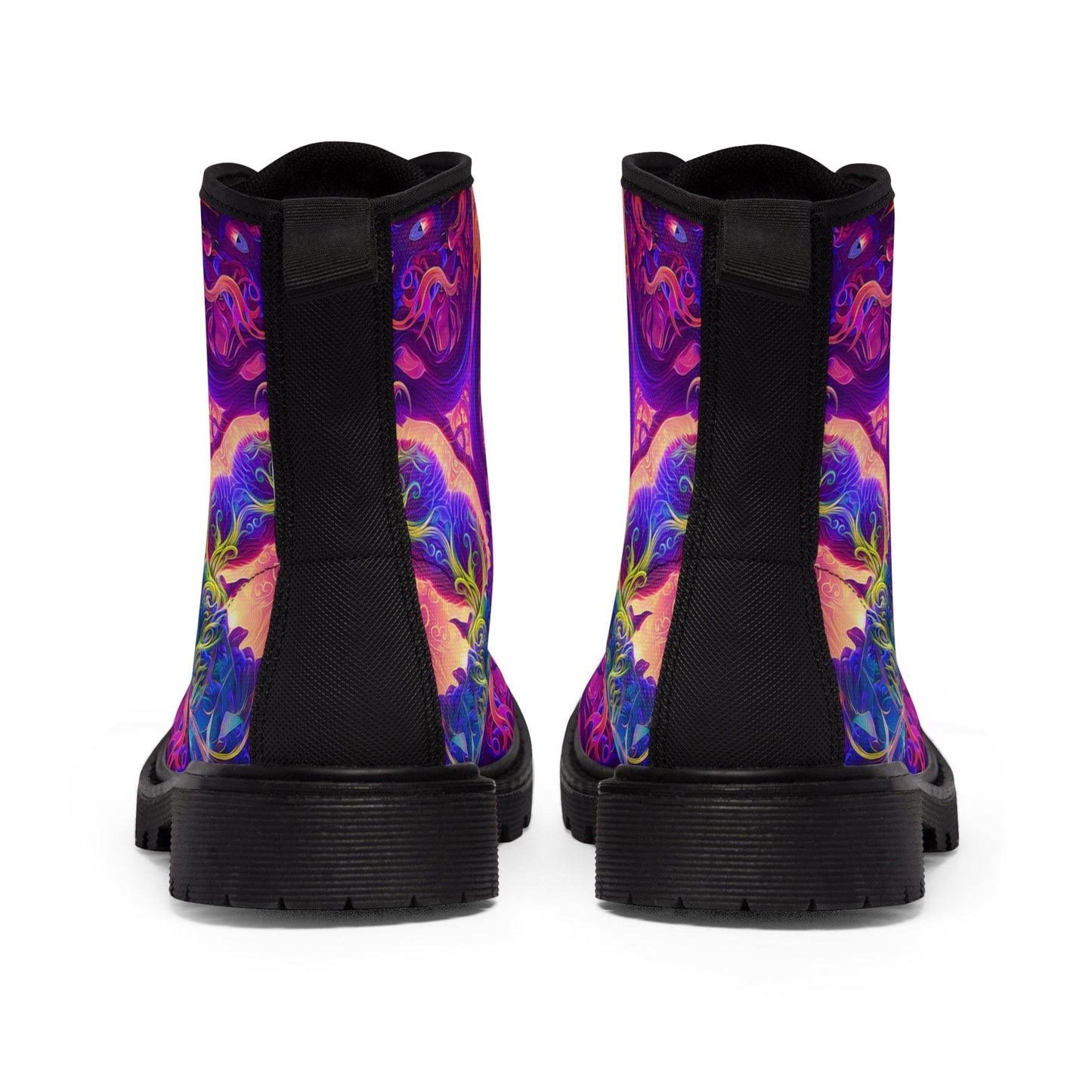 "The Sacred Circle V2" WOMEN'S CANVAS BOOT