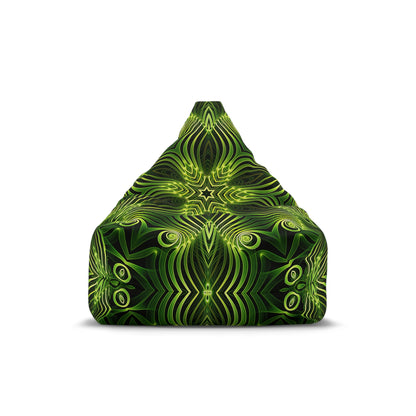"Green Lattice" BEAN BAG CHAIR COVER