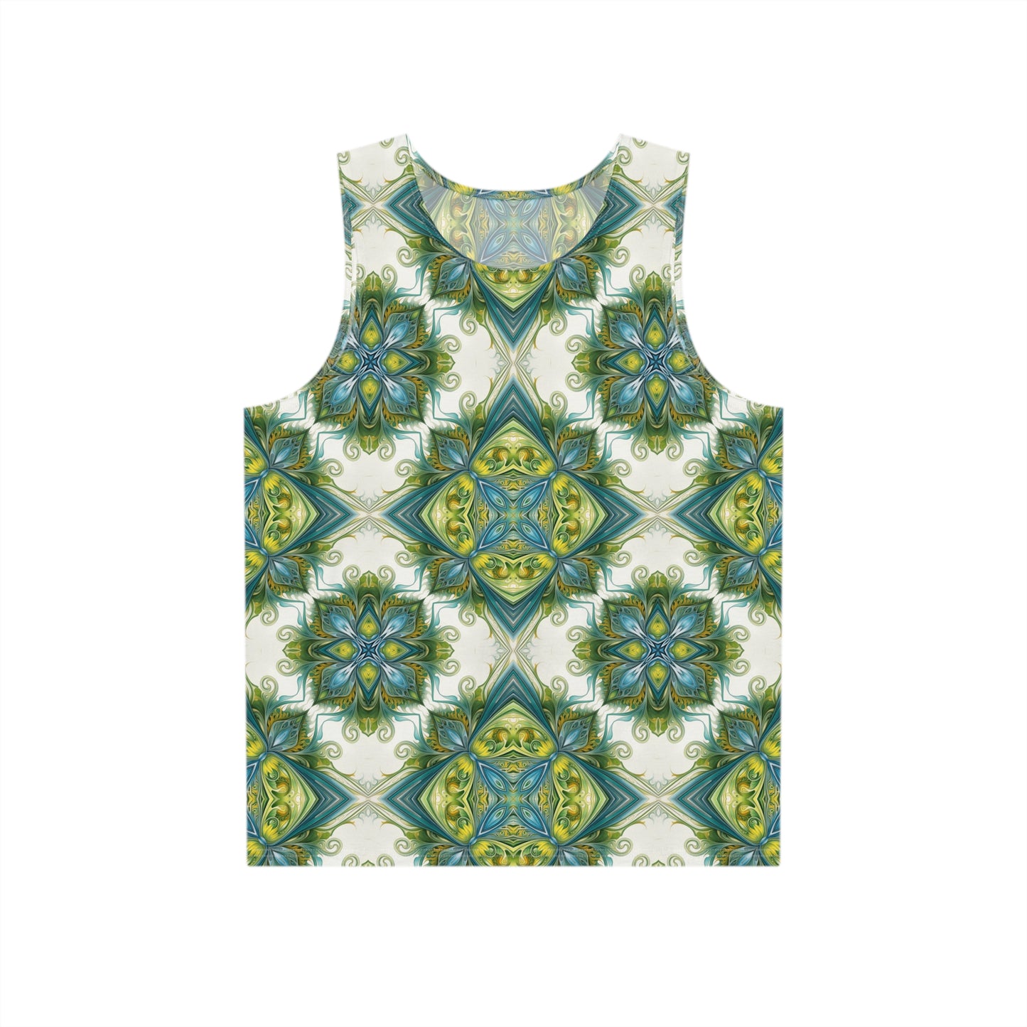 "Porcelain Bloom" MEN'S TANK TOP