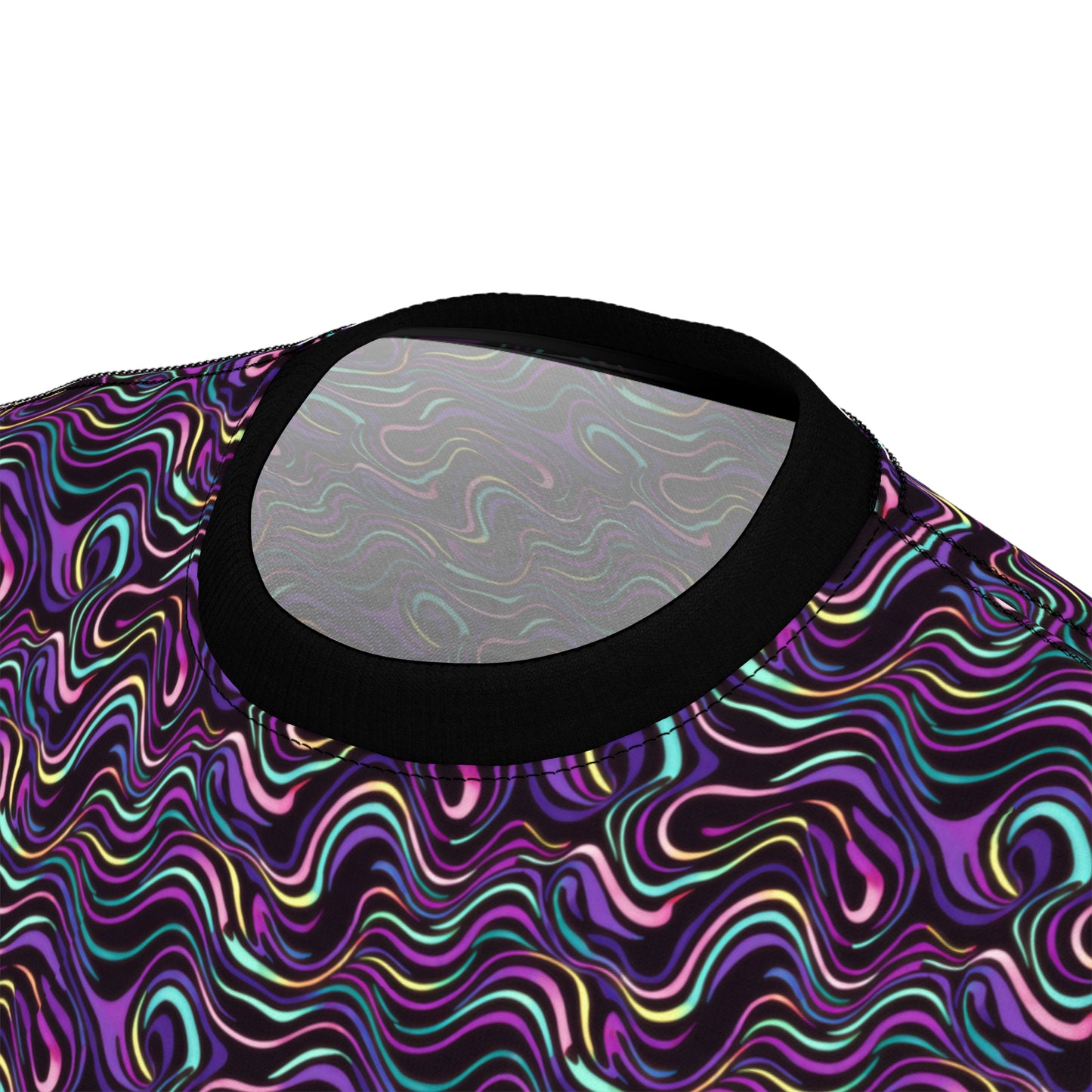 Purple Liquid Pattern Premium Tee