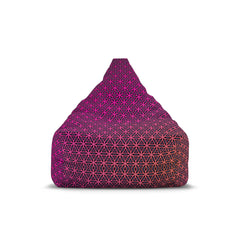 "Pink Flower of Life" BEAN BAG CHAIR COVER