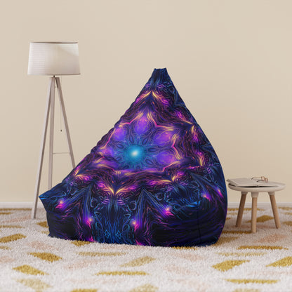 "Twilight Glow Mandala" BEAN BAG CHAIR COVER