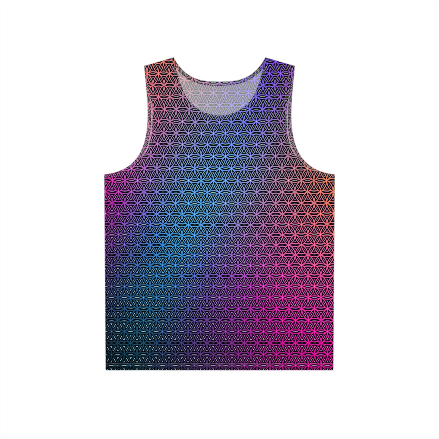 "Rainbow Flower of Life" MEN'S TANK TOP
