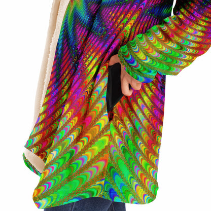"Tie Dye Burst" HOODED CLOAK