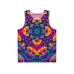"Mush Tree So Color Mandala" MEN'S TANK TOP