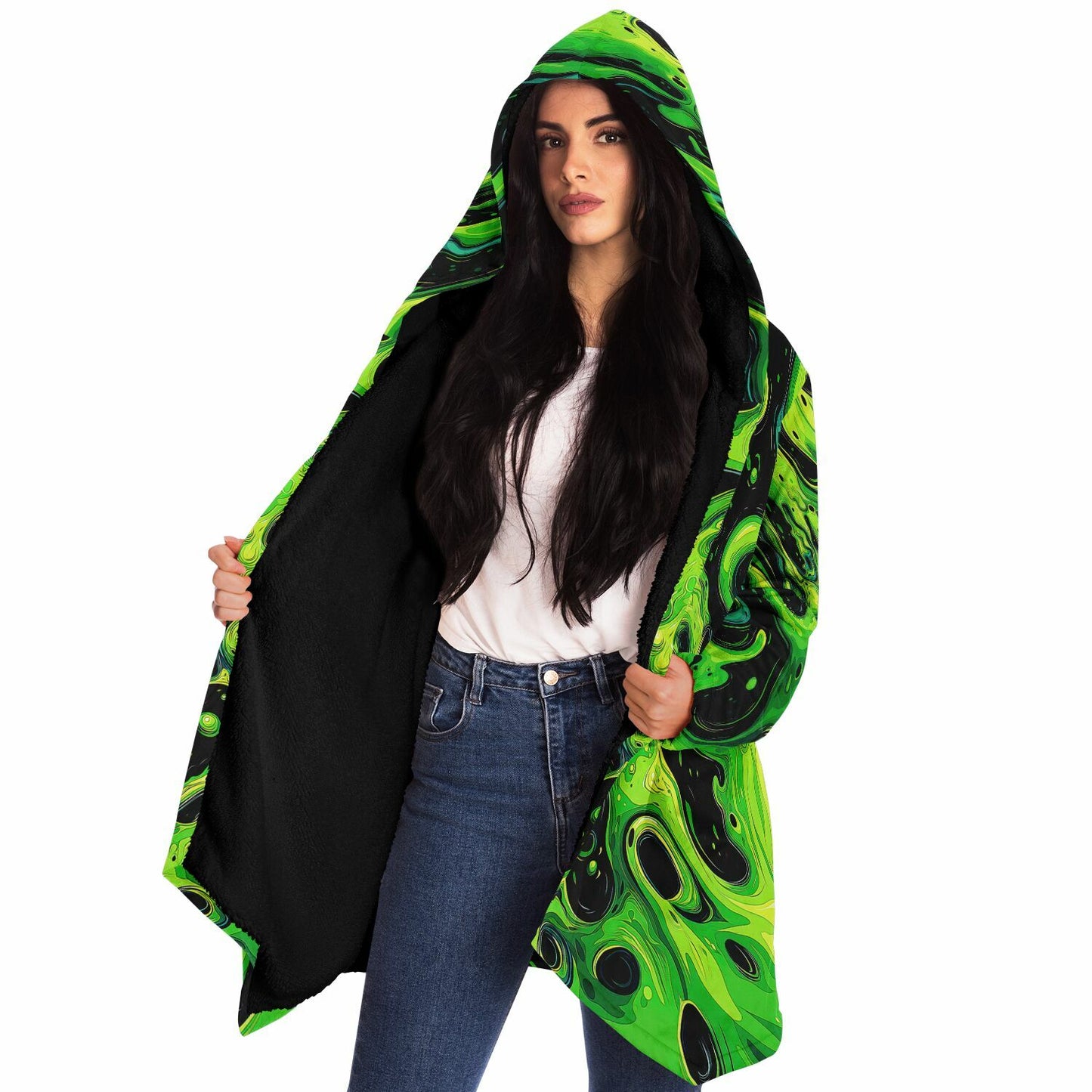 "Slimer" HOODED CLOAK