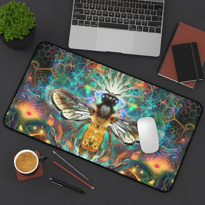 "To Bee or Not to Bee - [Bee Section]" DESK MAT / MOUSE PAD (12x18)(12x22)(15.5x31)