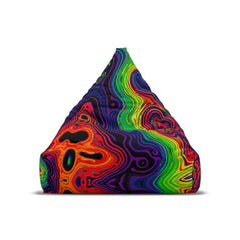 "Neon Spill" BEAN BAG CHAIR COVER