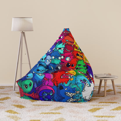 The What Dreams May Come bean bag chair cover in the small size on a plain background.
