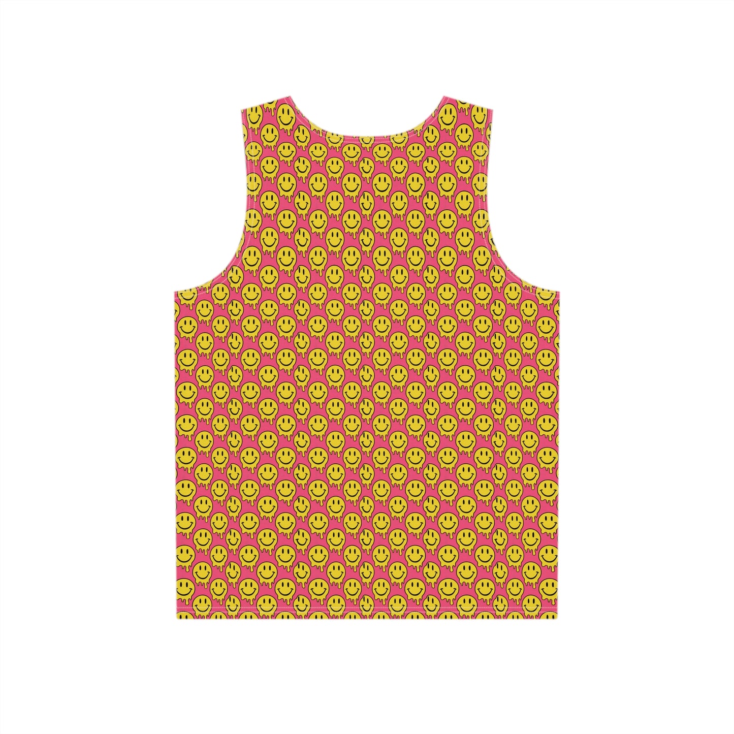 "Yellow and Pink Smiley Pattern" MEN'S TANK TOP