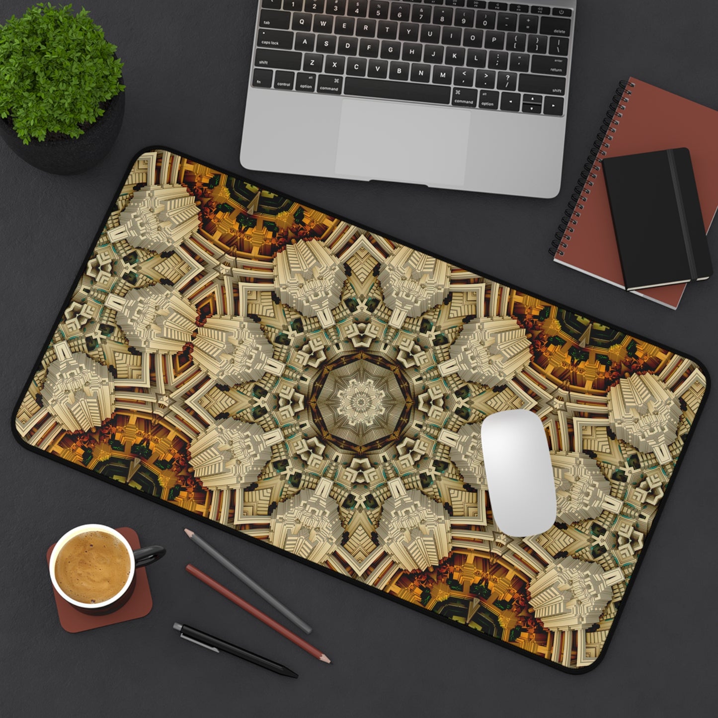 "Mayan Web" DESK MAT (12x18)(12x22)(15.5x31)