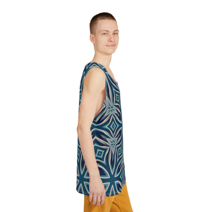 Flat lay of the Ice Chant men's tank top.