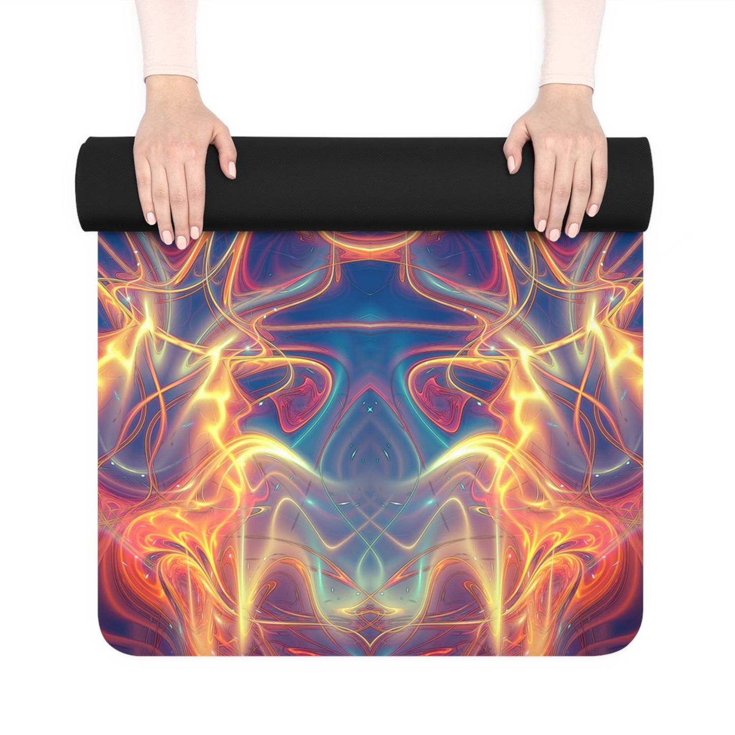 "Aquatic Rays" Yoga Mat