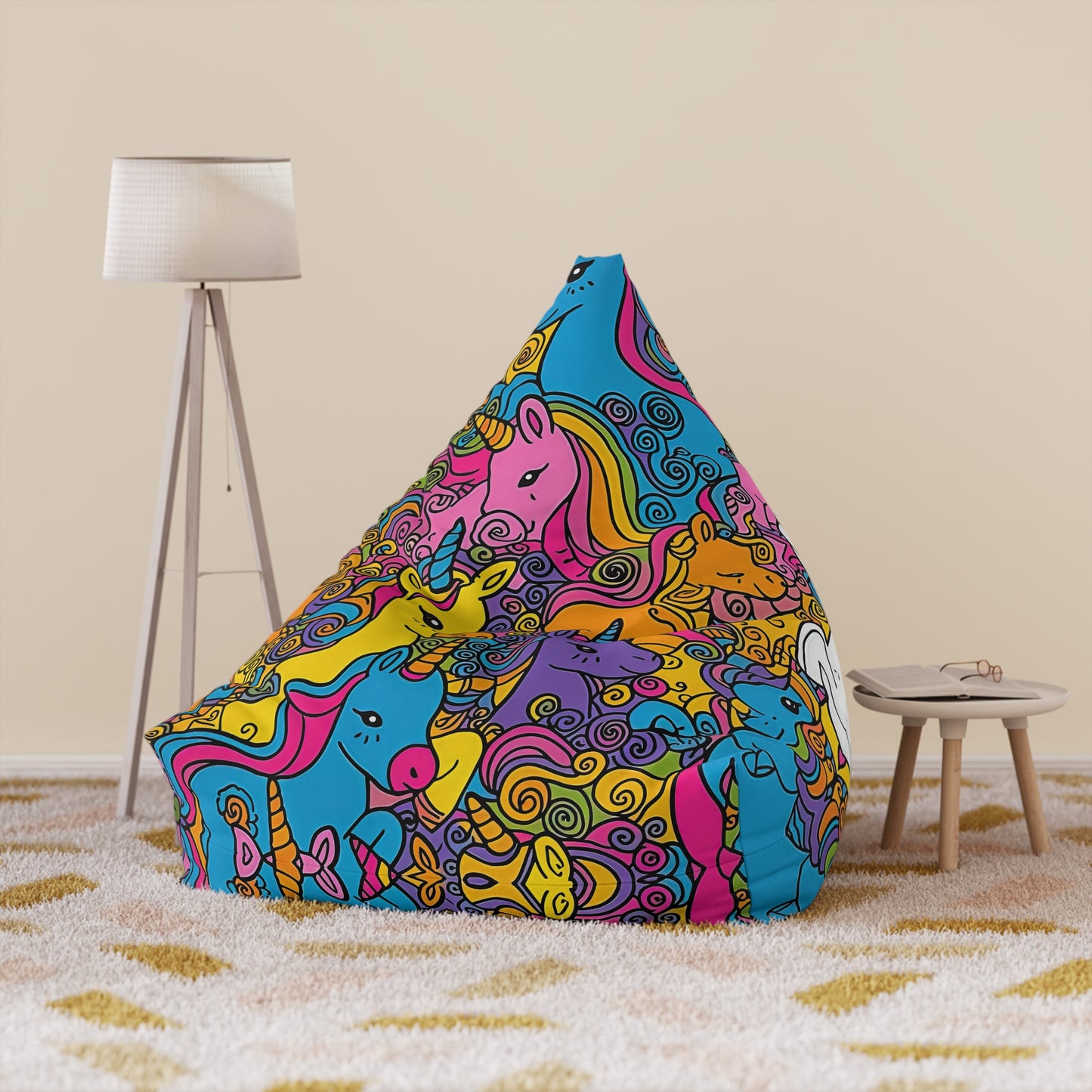 "Because Unicorns" BEAN BAG CHAIR COVER