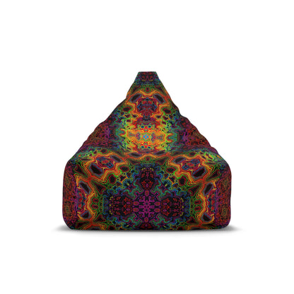 "Lysergic Burst" BEAN BAG CHAIR COVER