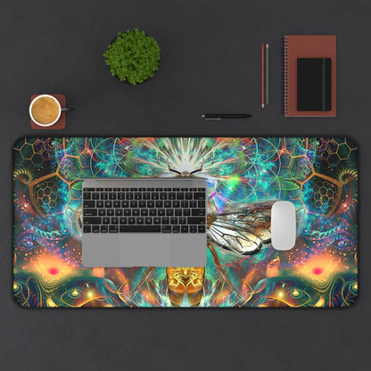 "To Bee or Not to Bee - [Bee Section]" DESK MAT / MOUSE PAD (12x18)(12x22)(15.5x31)
